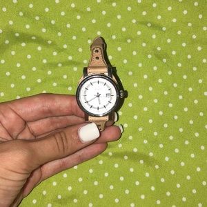 Women’s leather strap Fossil watch